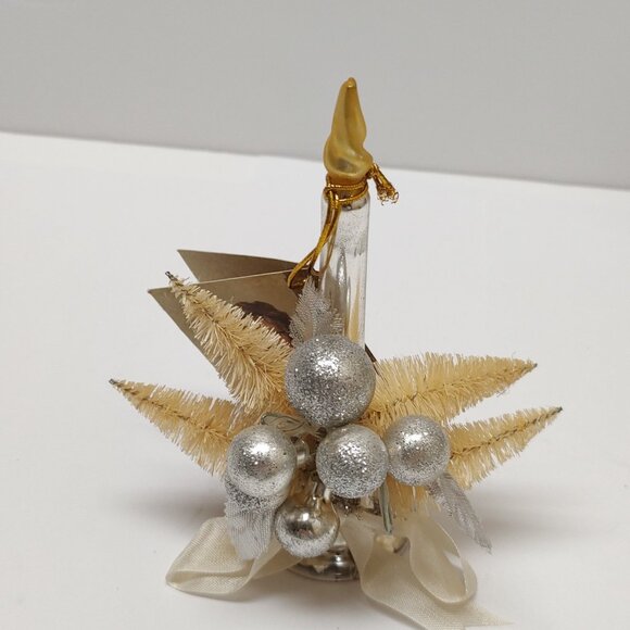 Bethany Lowe Designs Platinum Candle Tree Topper - Picture 2 of 6